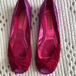 Pink Betsy Johnson Flats